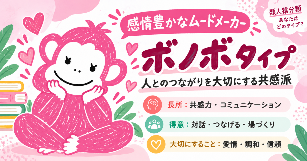 ボノボ・タイプ｜類人猿分類